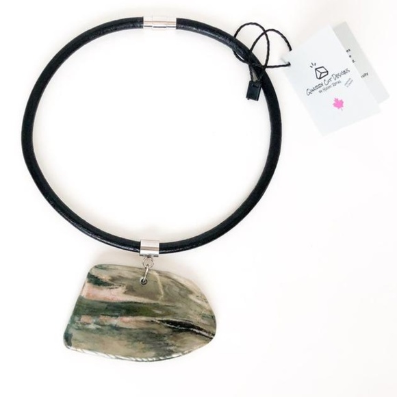 Handmade Stone Pendant Necklace - Picture 1 of 7
